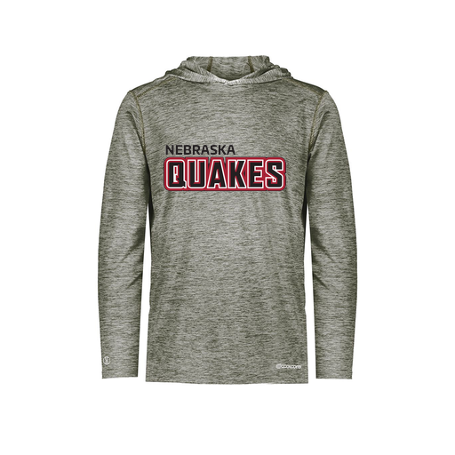 [FOLHCGGY-YS-LOGO1] Decker Youth Charge Hoodie (Youth S, Gray, Logo 1)