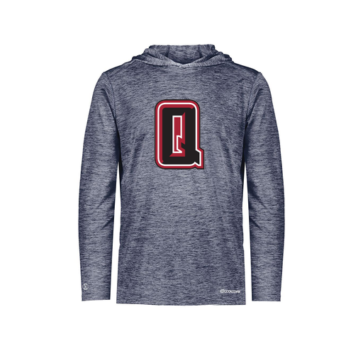 [FOLHCGNV-AS-LOGO2] Men's Charge Hoodie (Adult S, Navy, Logo 2)