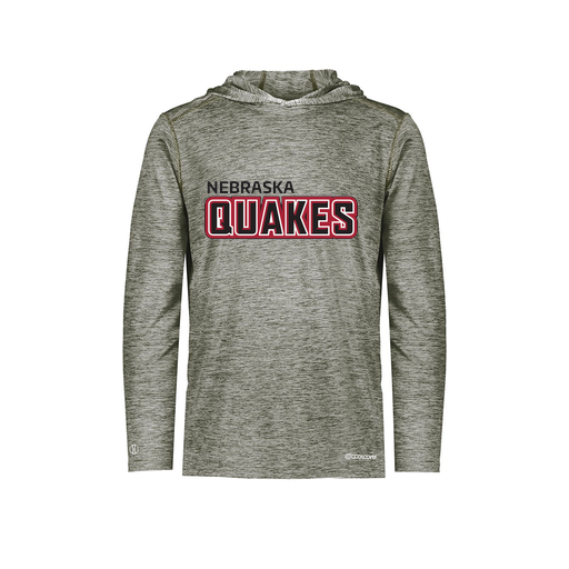 [FOLHCGGY-AS-LOGO1] Decker Men's Charge Hoodie (Adult S, Gray, Logo 1)