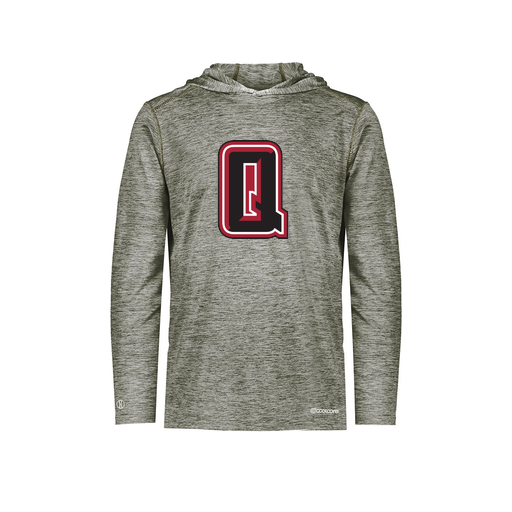 [FOLHCGGY-AS-LOGO2] Decker Men's Charge Hoodie (Adult S, Gray, Logo 2)