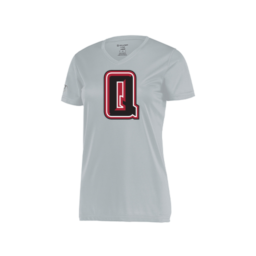 [222820.099.S-LOGO2] Ladies Movement Dri Fit Shirt (Female Adult S, Silver, Logo 2)