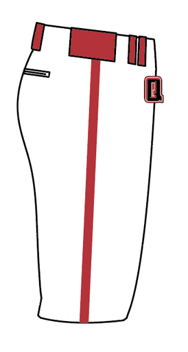 Nebraska Quakes - 9U McLouth - White Softball Pants