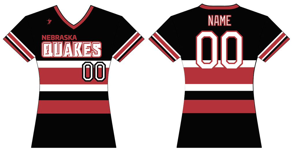Nebraska Quakes - 9U Buchanan - Striped Jersey