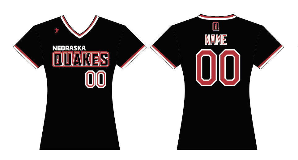 Nebraska Quakes - 9U Buchanan - Black Jersey