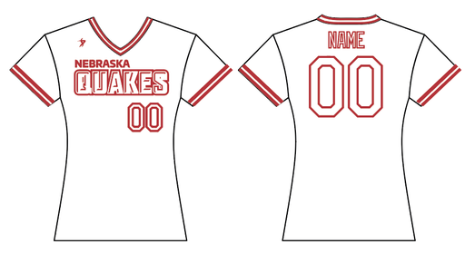 Nebraska Quakes - 9U Buchanan - White Jersey